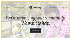 Desktop Screenshot of firespringfoundation.org