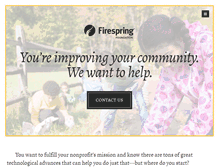 Tablet Screenshot of firespringfoundation.org